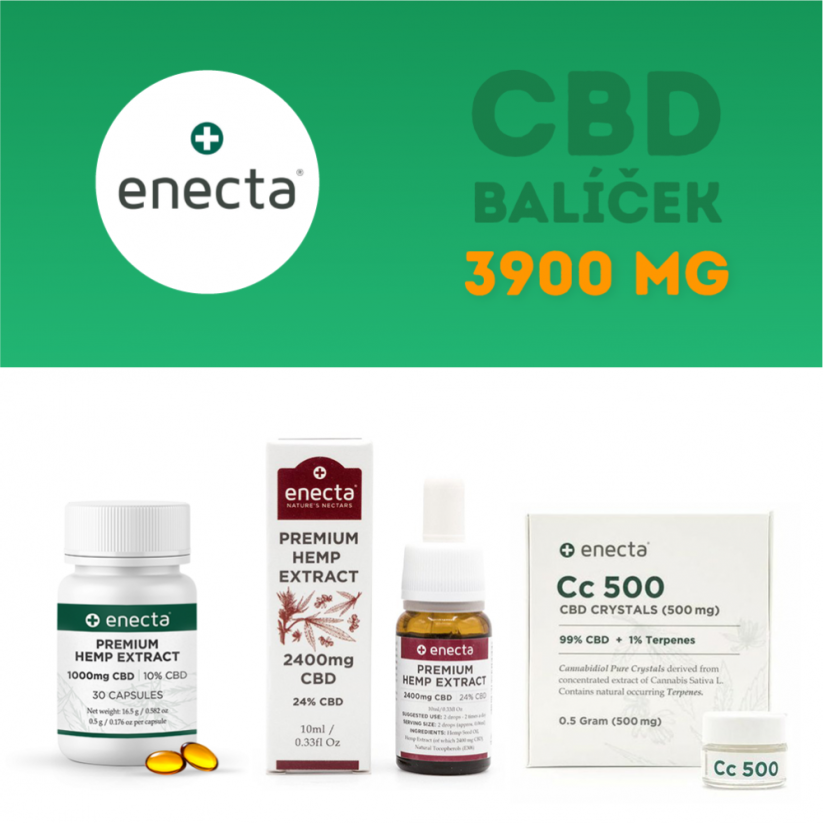 Enecta Pakkett tas-CBD - 3900 mg