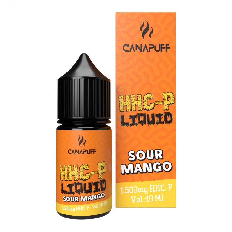 CanaPuff HHCP skystas rūgštus mangas, 1500 mg, 10 ml