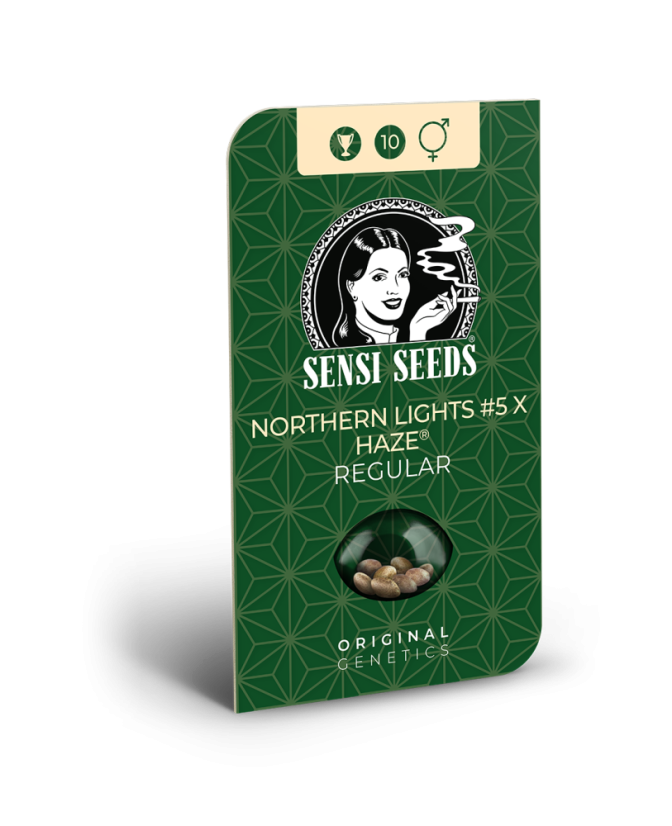 Sensi Seeds Hạt giống cần sa Northern Lights #5 x Haze® Regular, 10 hạt