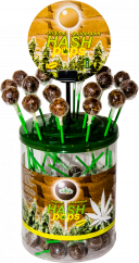 Haze Cannabis Hash Pops konopná lízátka - Display Box ( 100 lízátek )