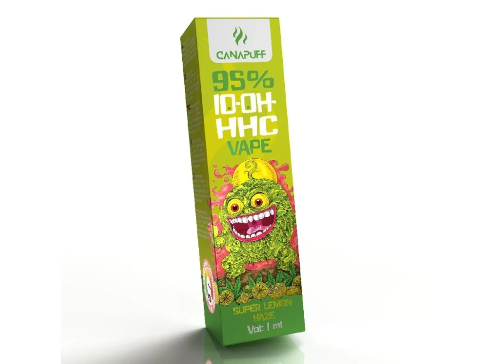 CanaPuff 10-OH-HHC Disposable Vape Pen Super Lemon Haze, 10-OH-HHC 95 %, 1  ml