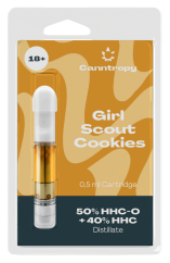 Canntropy Cartuș de amestec HHC Prajituri Girl Scout, 50 % HHC-O, 40 % HHC, 0,5 ml