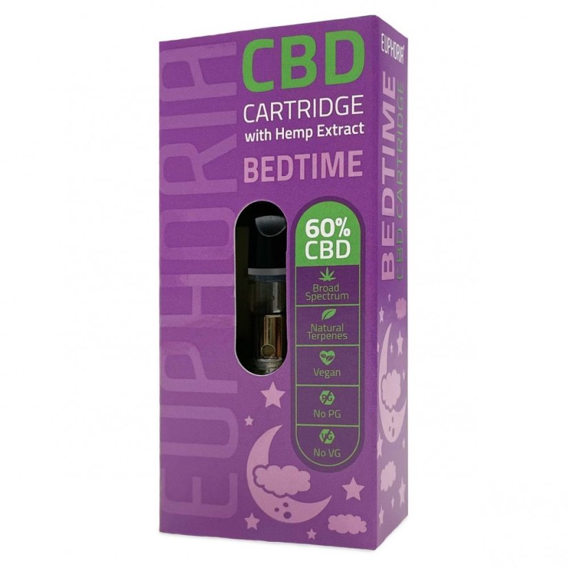 Euphoria CBD-kassett Sengetid 300 mg, 0,5 ml