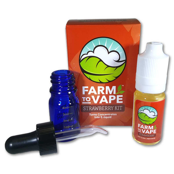 Farm to Vape - kit de dissolução de resina, Morango