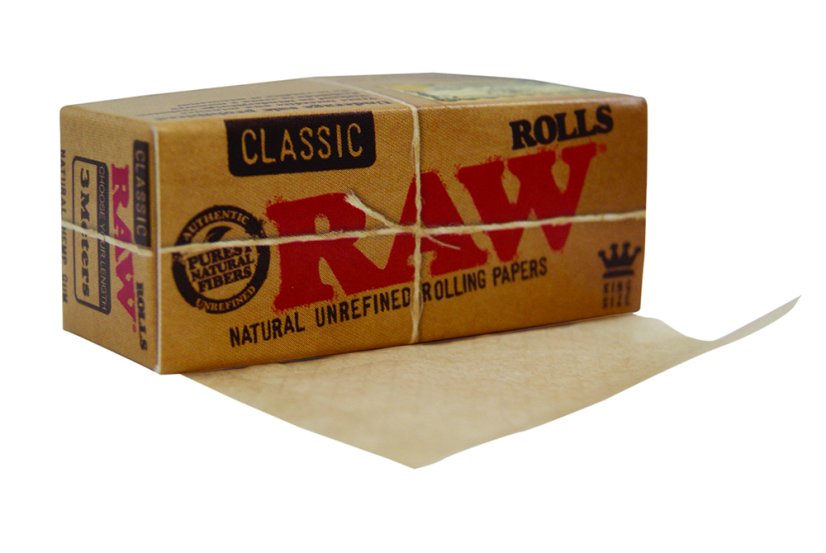 RAW Papīri Karaliska izmēra Rolls, 3 m, 12 gab iekšā kaste