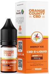 Orange County CBD E-Sıvı Enerji Buz, CBD 300 mg, 10 ml