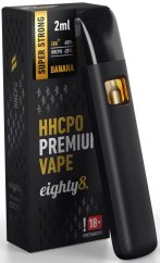 Eighty8 HHCPO Vape Pen Chuối cao cấp siêu mạnh, 20% HHCPO, 2 ml