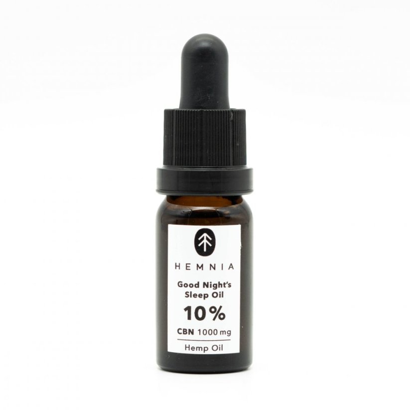 Hemnia Good Night´s Sleep Hemp oil 10%, 1000 mg CBN, 250 mg CBD, 10 ml