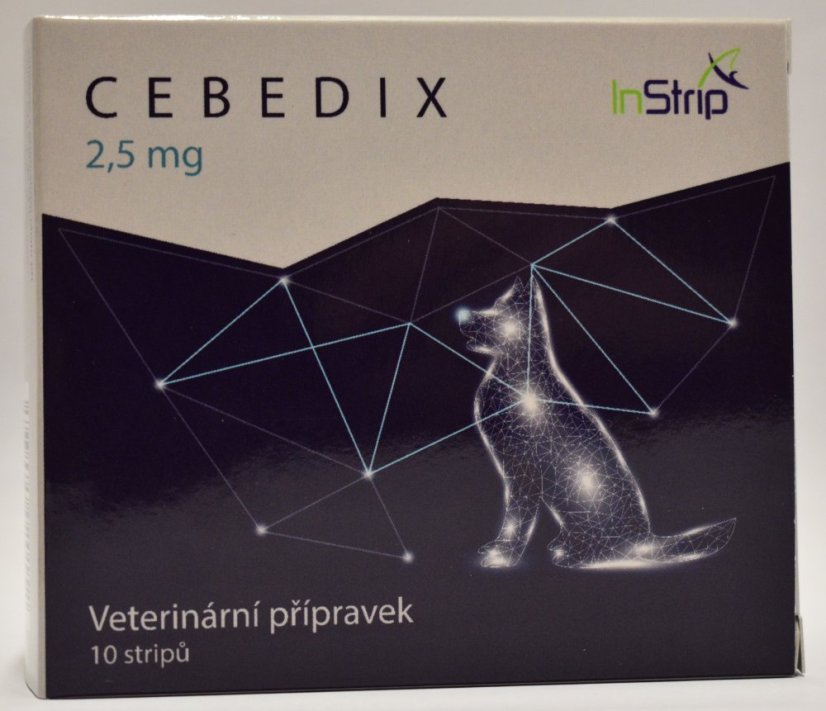 CEBEDIX Oral remsa för husdjur med CBD 2,5 mg x 10 st, 25 mg