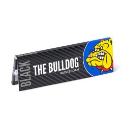The Bulldog Black Small Rolling Papers 1/4