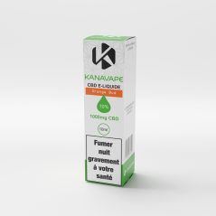 Kanavape 'Orange Bud' liquid 10 % CBD, 1000 mg, (10 ml)