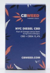 Cbweed CBD Konopný kvet NYC Diesel - 1 gram