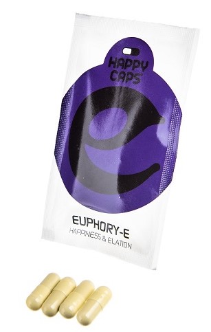 Happy Caps Euphory E - Capsule felici ed edificanti, scatola da 10 pz.