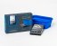 On Balance SBS-1000 original silikoneskål med vægt - blå 1000 g x 0,1 g