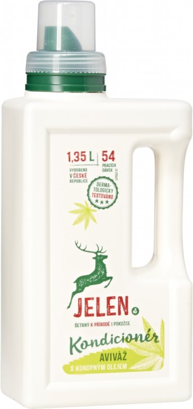 Jelen Conditioner - Μαλακτικό υφασμάτων με λάδι κάνναβης 1,35