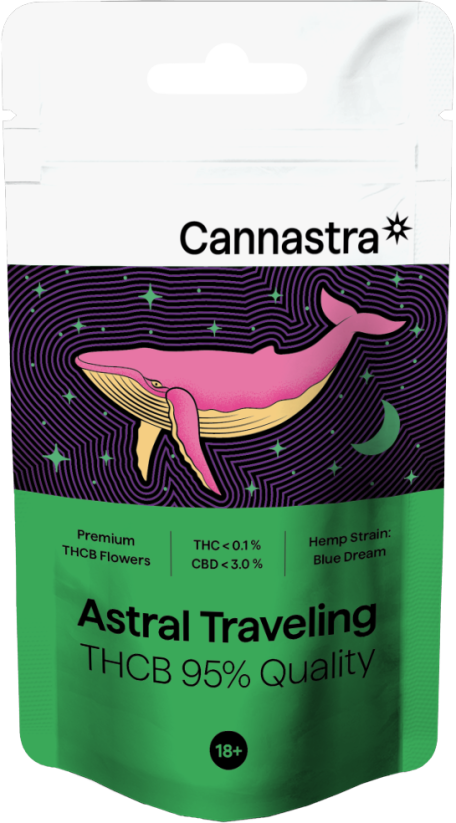 Cannastra THCB Flower Astral Traveling, THCB 95% kakovosti, 1g - 100 g