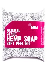 SUM konopné mýdlo soft peeling Natural & True 80 g