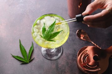What happens when alcohol is combined with CBD?