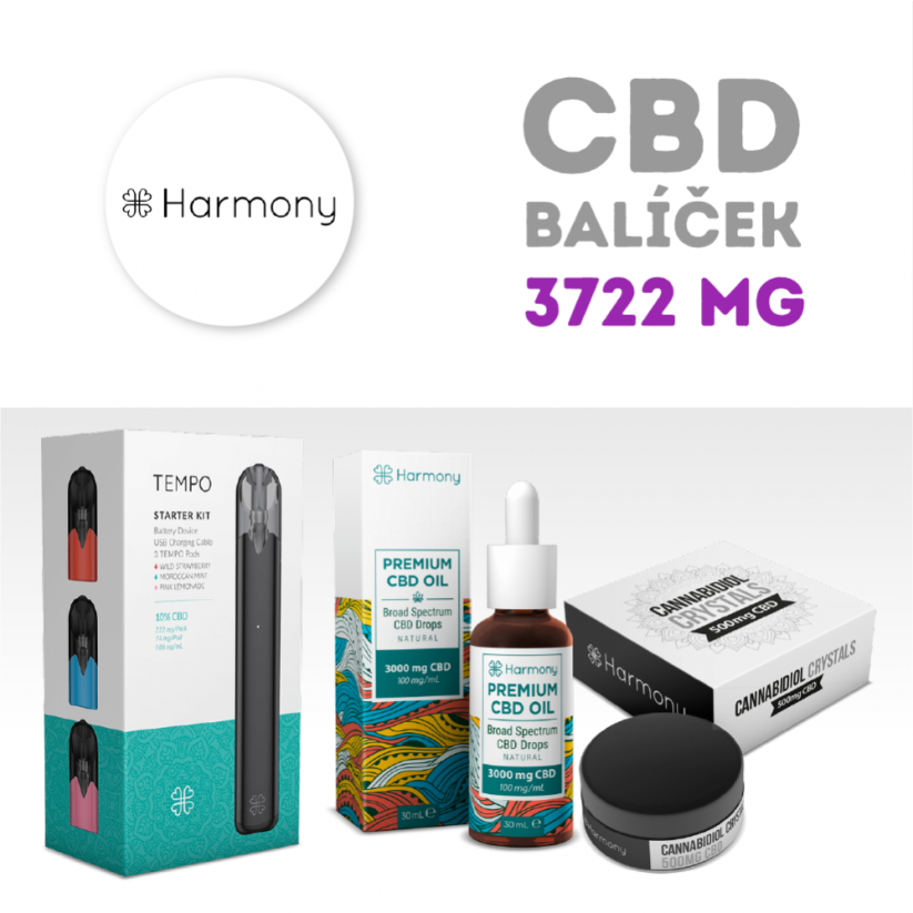 Harmony CBD-paketti Klassikoita - 3818 mg