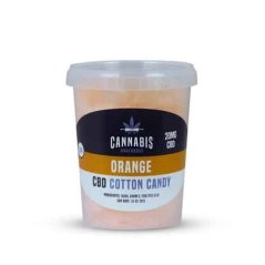 Cannabis Bakehouse CBD Zuckerwatte - Orange, 20 mg CBD, (1 g)