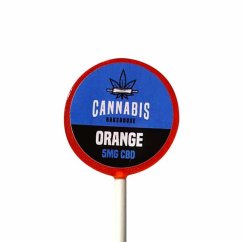 Cannabis Bakehouse CBD ロリーポップ - オレンジ、5mg CBD