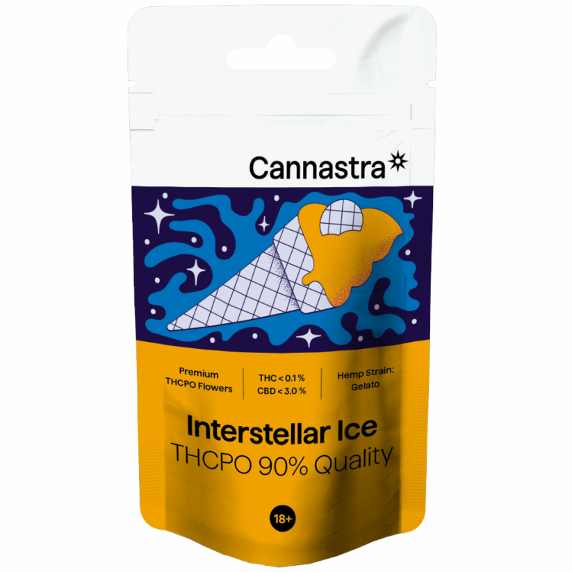Cannastra THCPO Flower Interstellar Ice, THCPO 90% ხარისხი, 1გ - 100გ