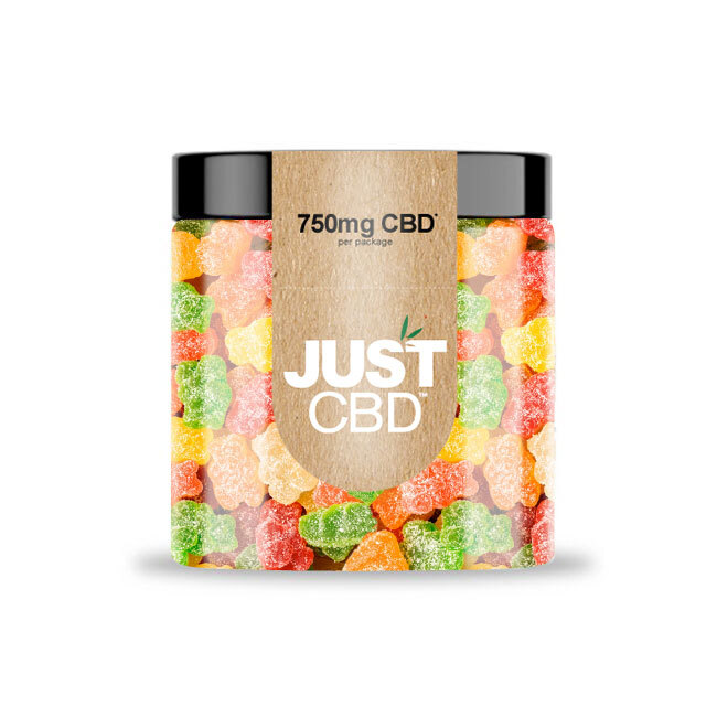 JustCBD Sour Bears 250 mg – 3000 mg CBD