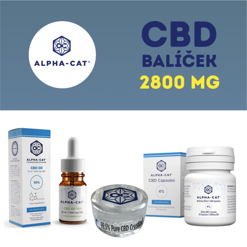 Alpha-CAT CBD pakett - 2800 mg