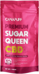 CanaPuff ЦБД Конопљина цветна краљица шећера, ЦБД 17 %, 1 г - 10 г