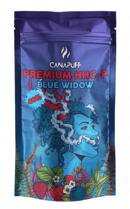 CanaPuff - BLUE WIDOW 40% - პრემიუმ HHCP ყვავილი, 1გ - 5გ