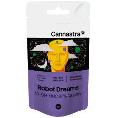 Cannastra 10-OH-HHC Flower Robot Dreams 97 % Quality, 1 g - 100 g