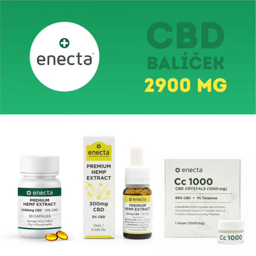 Enecta Pakkett tas-CBD - 2900 mg