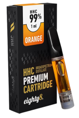 Eighty8 HHC kasetė Oranžinė - 99 % HHC, 1 ml