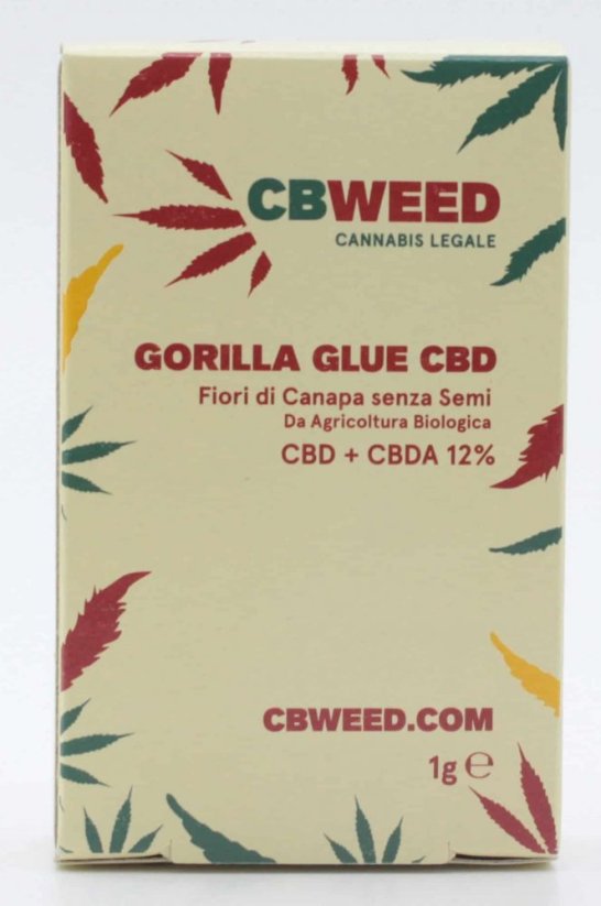 Cbweed Gorilla Glue CBD zieds - 1 grams