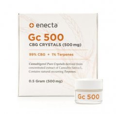 Enecta CBG konopné kryštály (99%), 500 mg