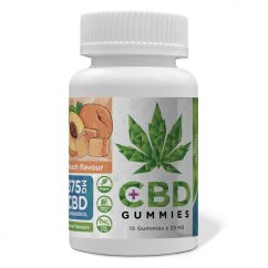 Euphoria CBD Gummies ħawħ 375 mg CBD, 15 biċċa x 25 mg