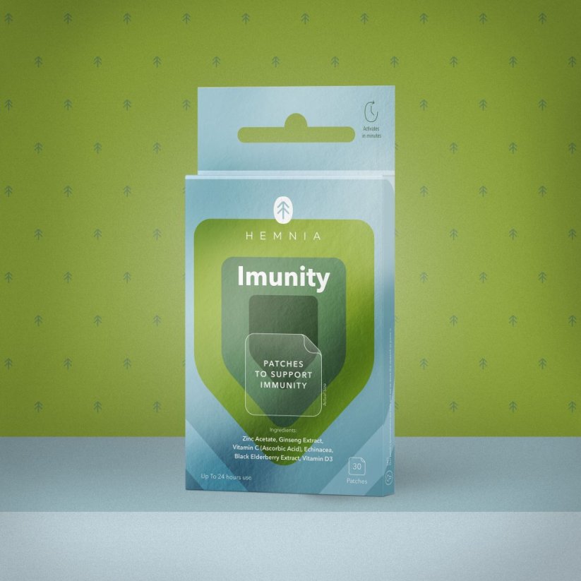 Hemnia Immunité - Patchs pour soutenir l'immunité, 30 pcs