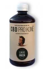 Lukas Green オオアザミ油中の馬用 CBD 500 ml、500 mg