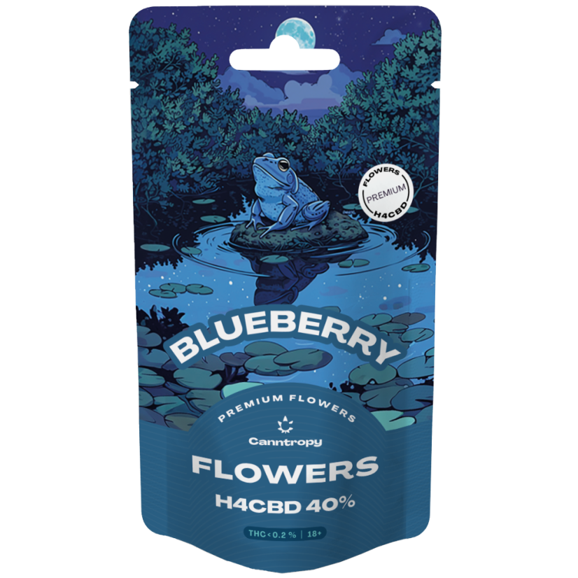 Canntropy H4CBD Flower Blueberry 40 %, 1 g – 100 g