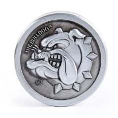 The Bulldog Original stříbrná kovová Drtička - 3 části