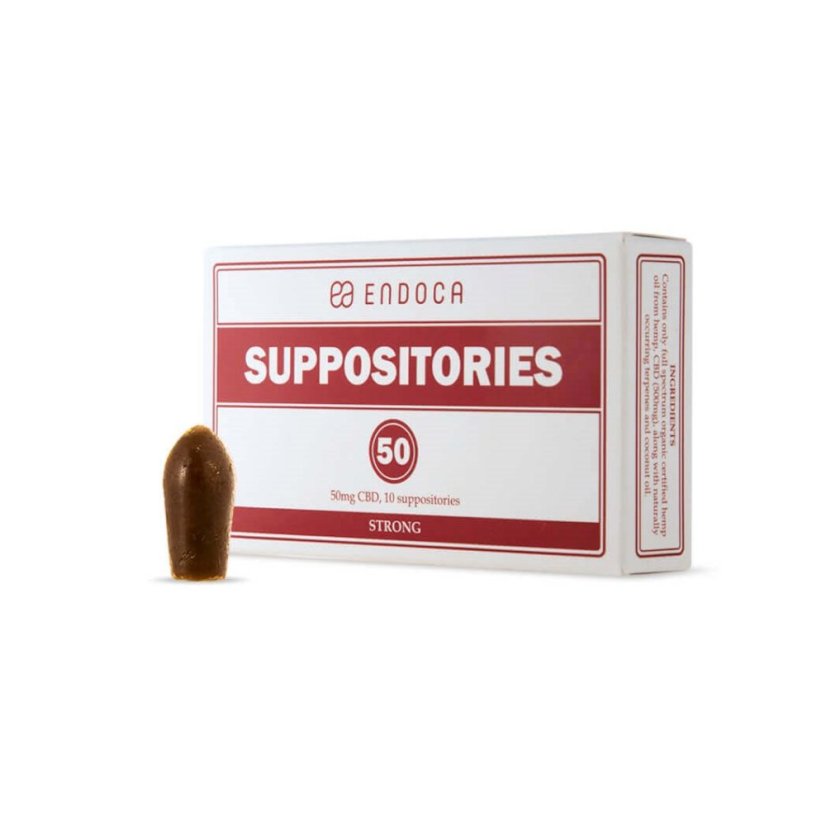Endoca Супозитории 500 mg CBD, 10 бр
