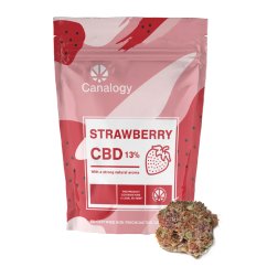 Canalogy CBD Floare de cânepă CBD Strawberry 13 %, 1g - 1000g