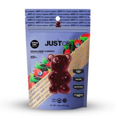 JustCBD caramelle gommose vegane Misto Frutti di bosco 300 mg CBD