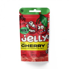 Czech CBD HHC Jelly Surt kirsebær 250 mg, 10 stk x 25 mg
