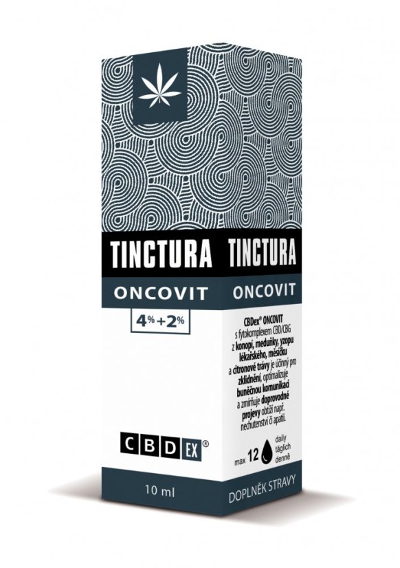 CBDex Tinktura Oncovit 4%+2% 10 ml
