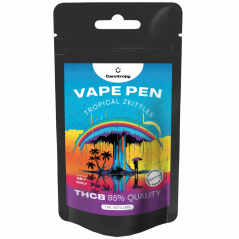 Canntropy THCB Vape Pen Tropické Zkittles, THCB 95% kvalita, 1 ml