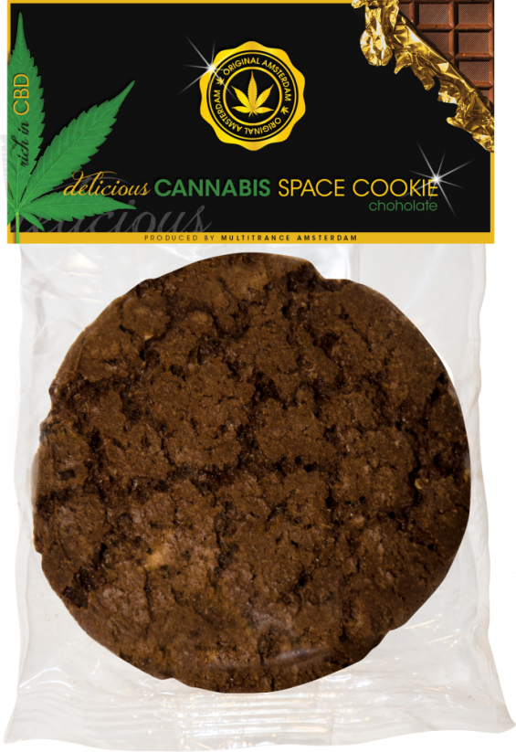 „Cannabis Space Cookie“ šokoladas – dėžutė (24 dėžutės)
