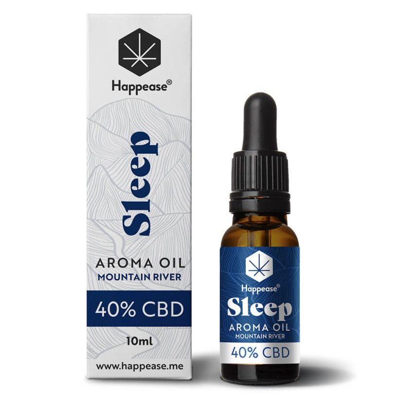 Happease Sleep CBD-Öl Mountain River, 40% CBD, 4000 mg, (10 ml)