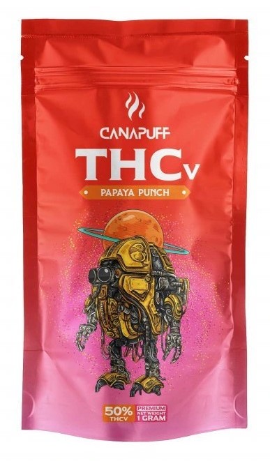 CanaPuff THCV Flower PAPAYA PUNCH, THCV 50%, 1-5 g