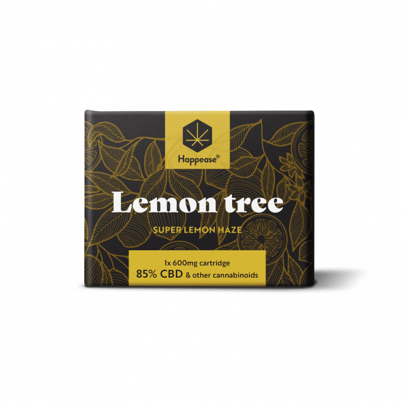 Happease CBD patron Lemon Tree 600 mg, 85 % CBD